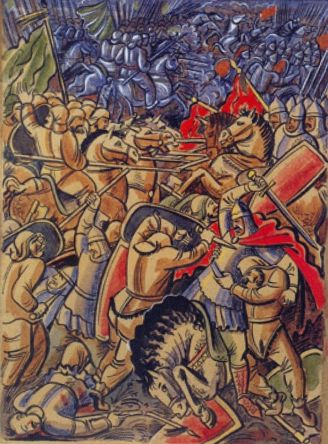 Ілюстрація до "Слово о полку Ігореві" ,1928